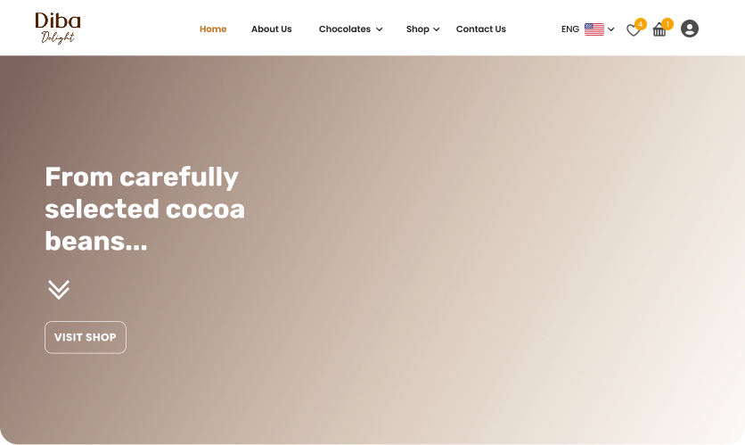 Diba Foods Website