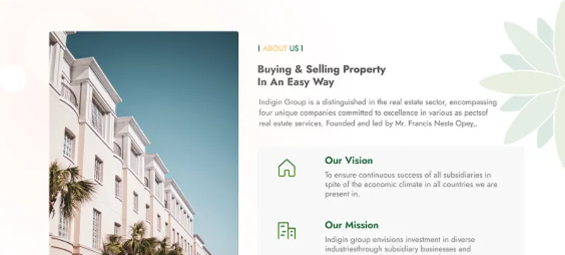 Indigin Website Snippet 2